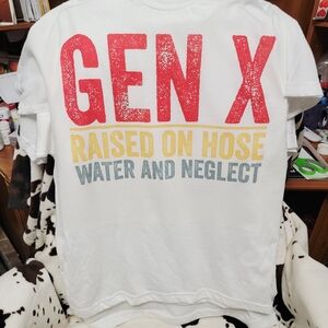 GenX Hose Water and Neglect Funny Tee Graphic Short Sleeve T-Shirt